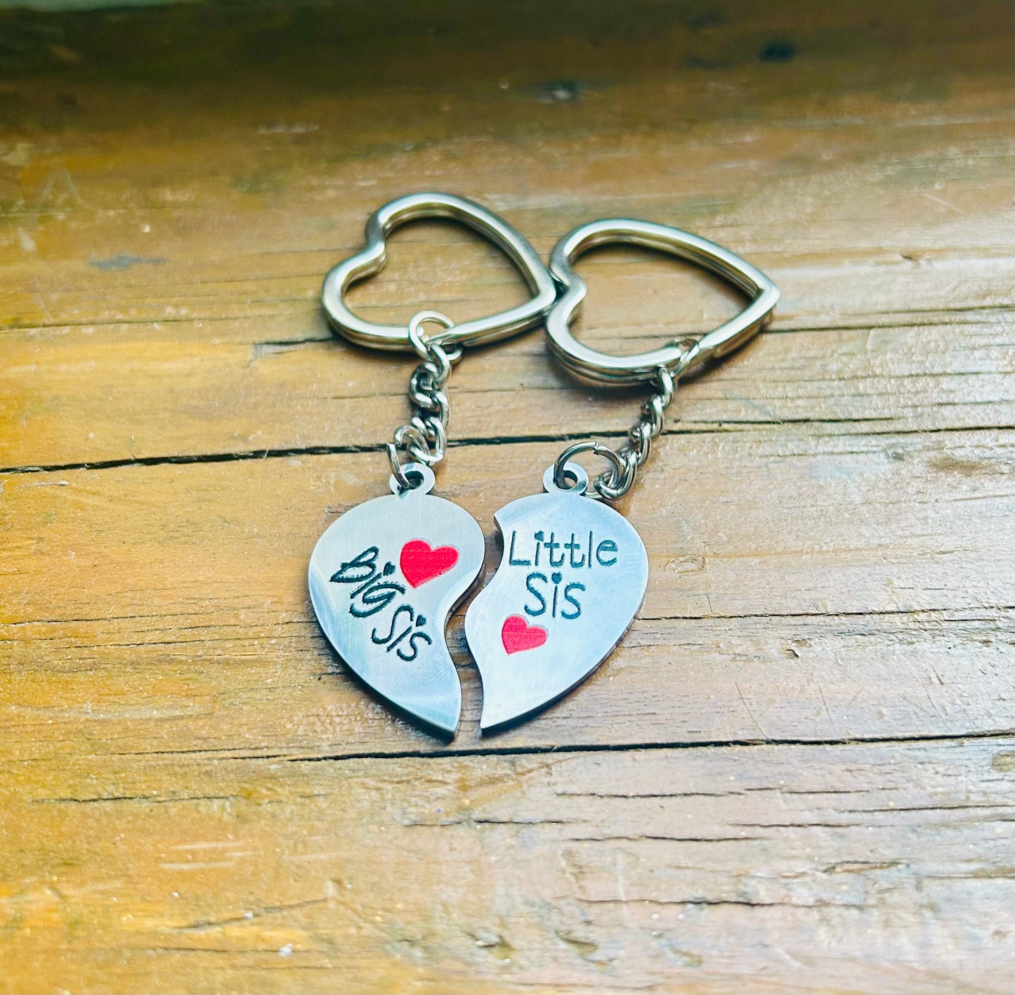 Big Sister Little Sister Keychain