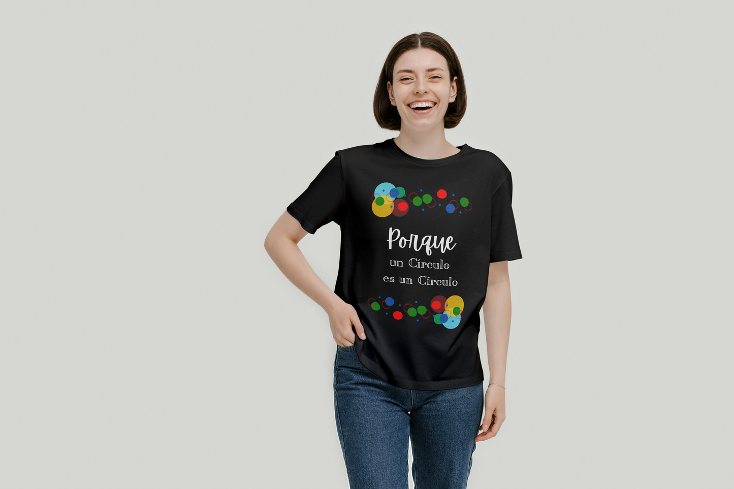 Bouncy Circles, un Círculo es un Círculo T-shirt, Unisex