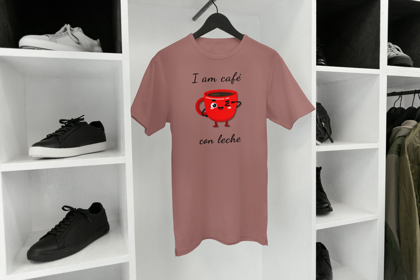 Café con Leche Wink T-shirt, Unisex