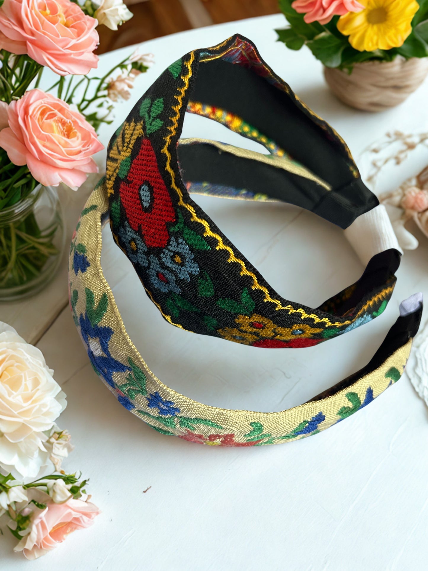 Colorful Flowers Headband