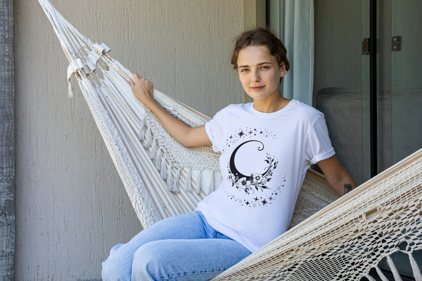Dark Flower Moon T-shirt, Unisex