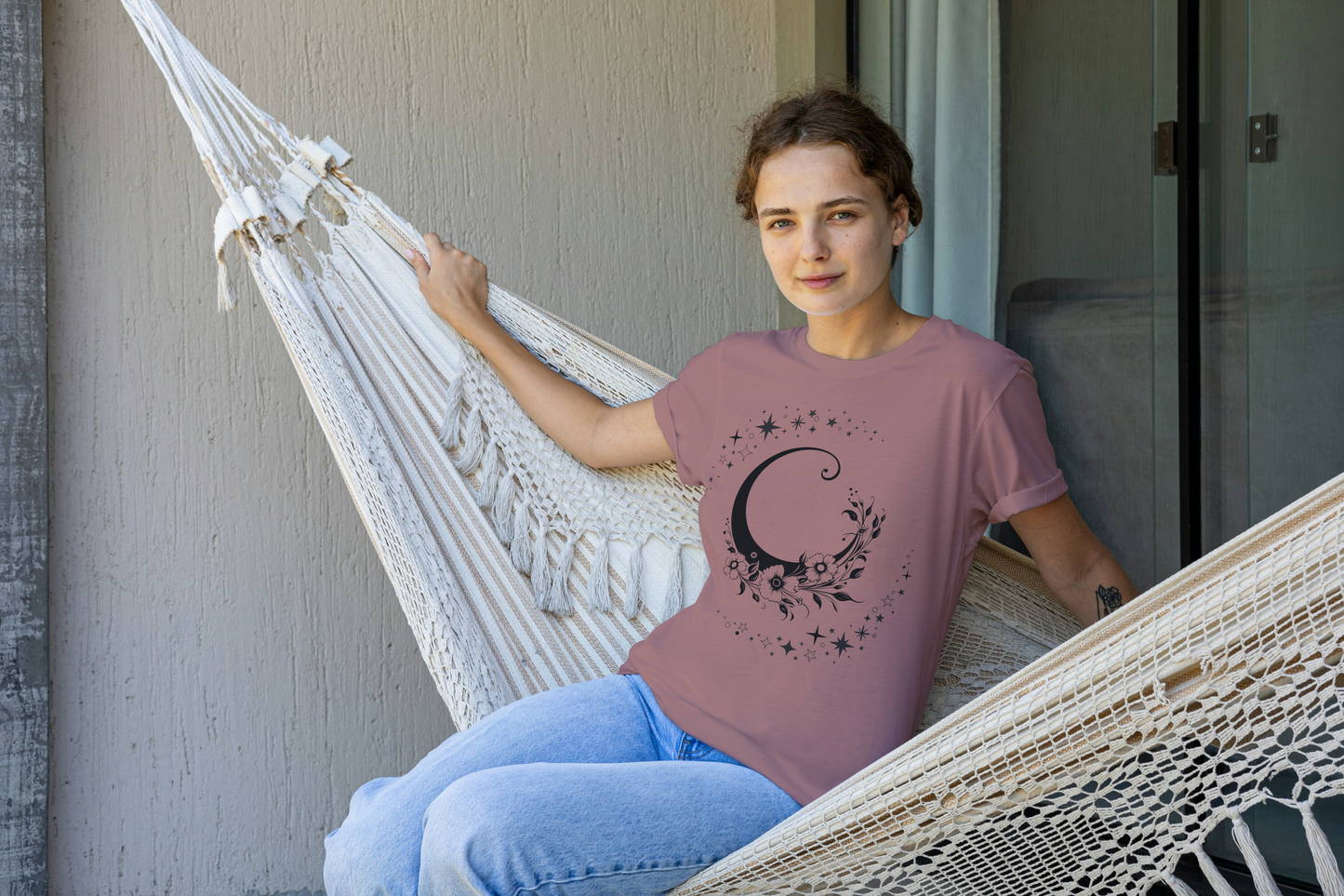 Dark Flower Moon T-shirt, Unisex