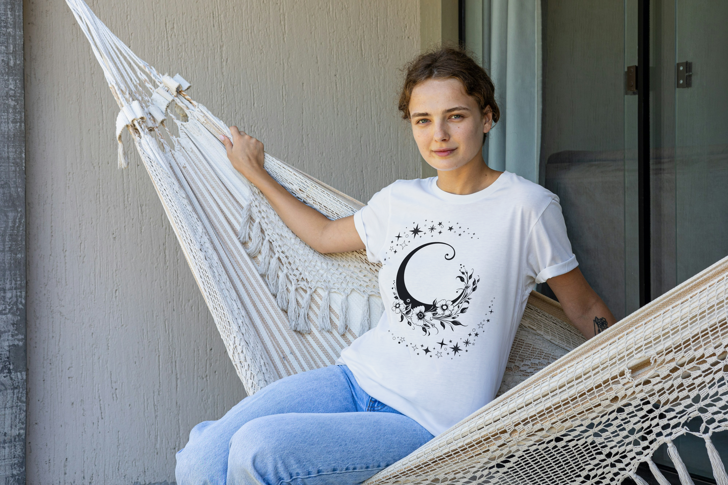 Dark Flower Moon T-shirt, Unisex