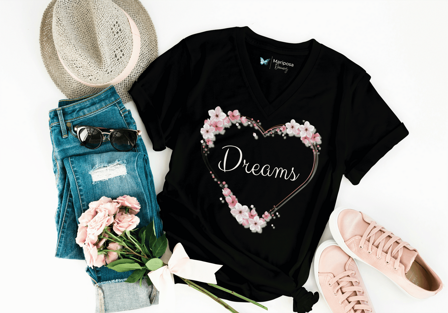 Dreams Heart T-shirt, Women