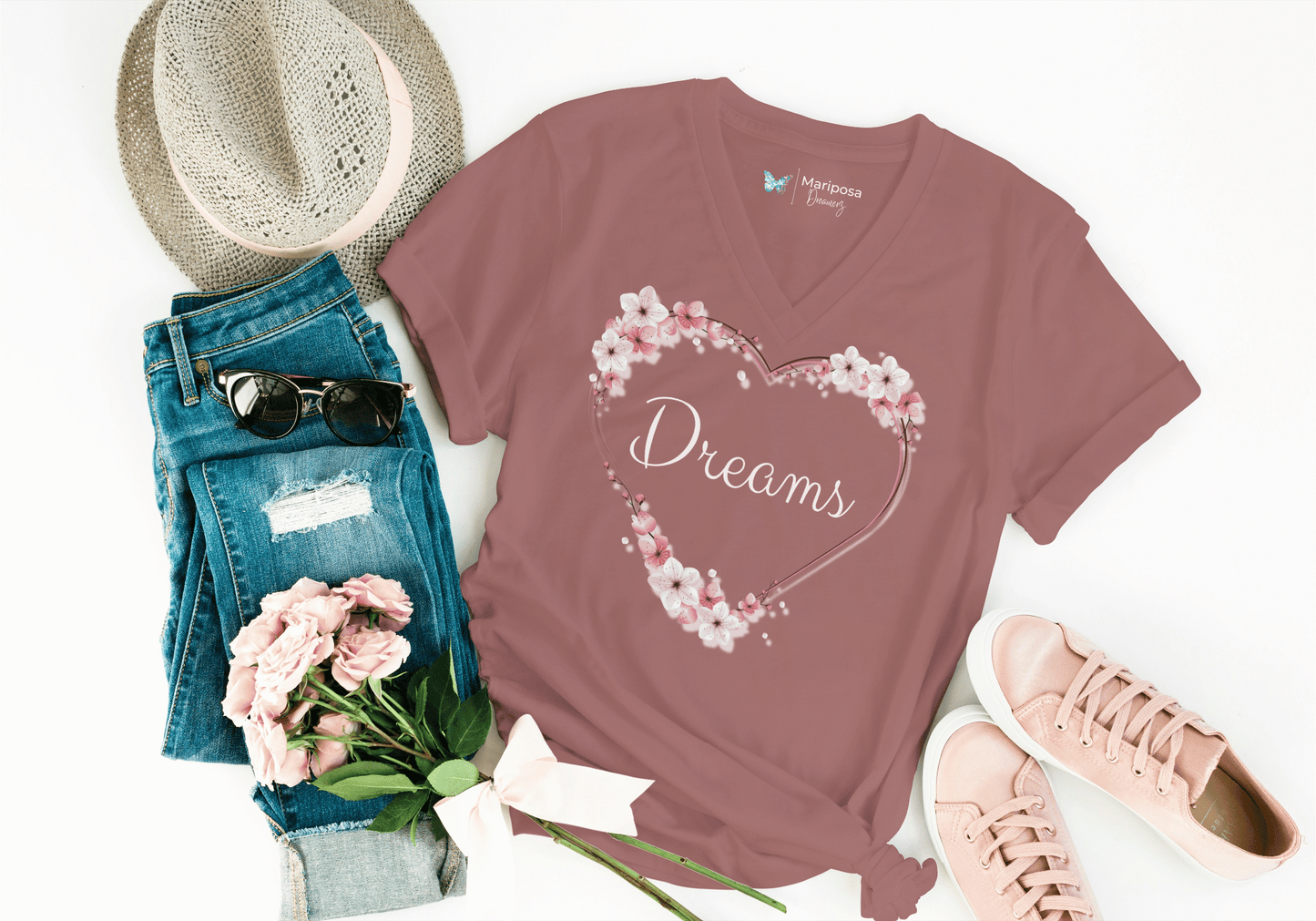 Dreams Heart T-shirt, Women