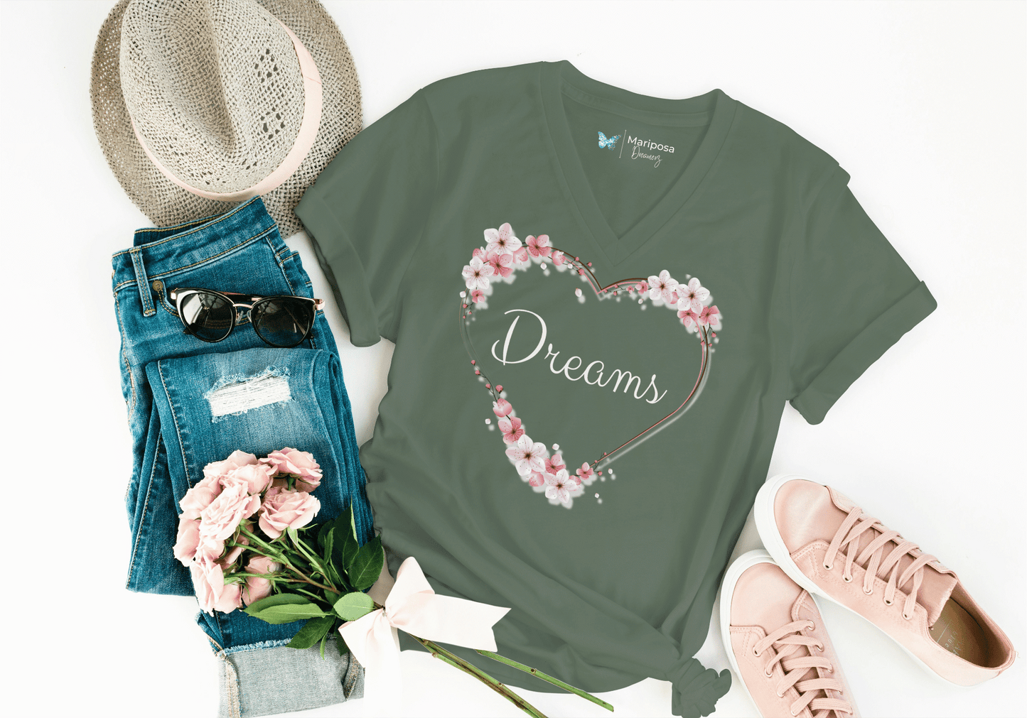 Dreams Heart T-shirt, Women