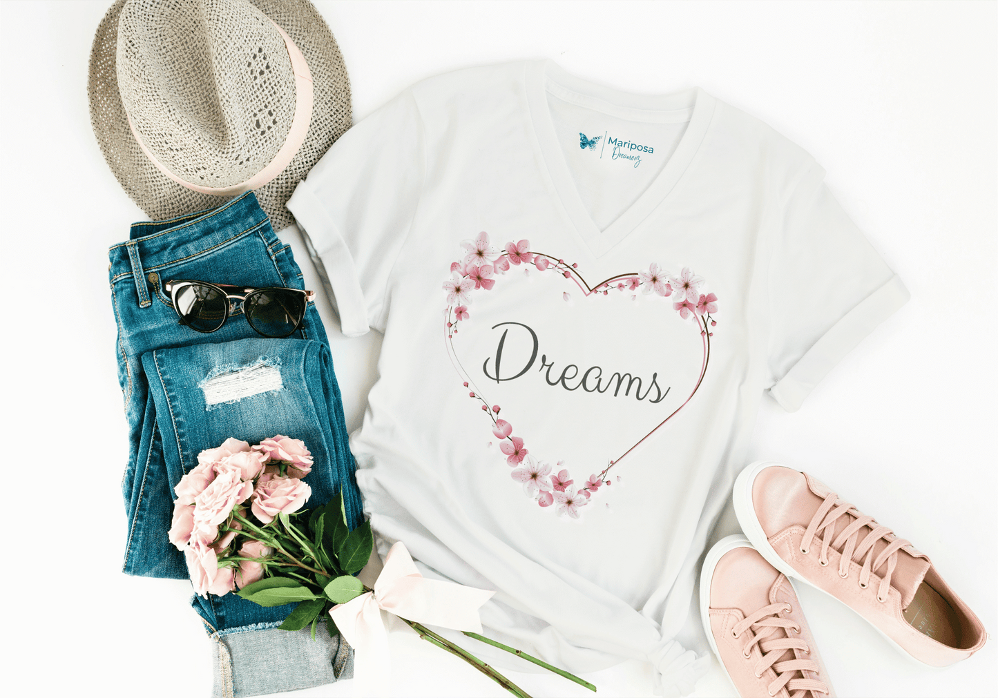 Dreams Heart T-shirt, Women