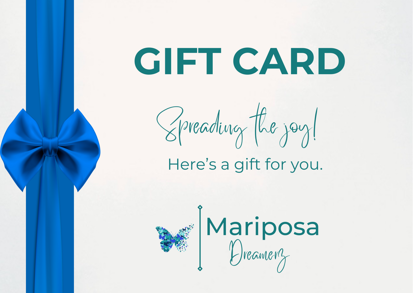 Mariposa Dreamerz Gift Card