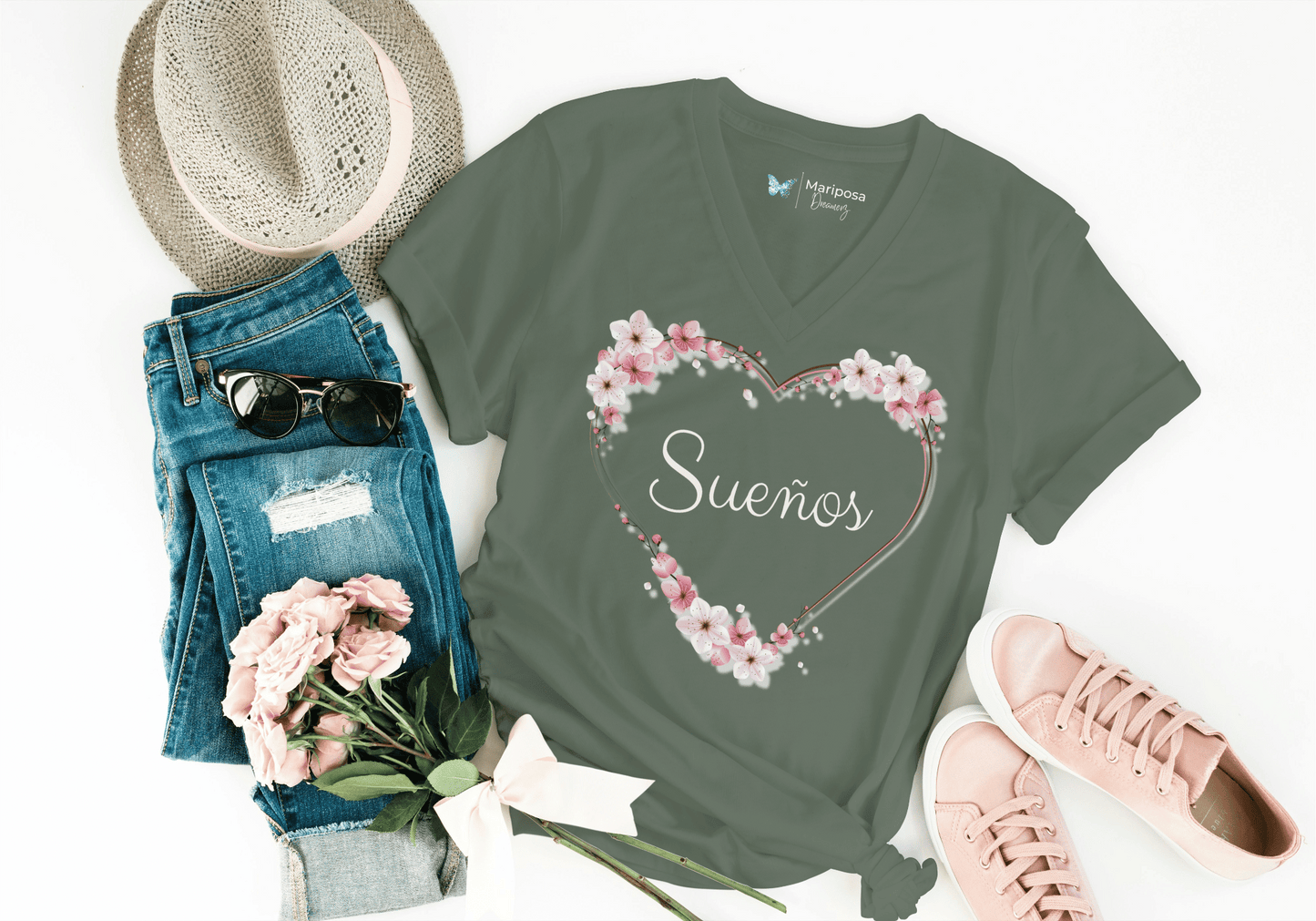 Sueños Heart T-shirt, Women