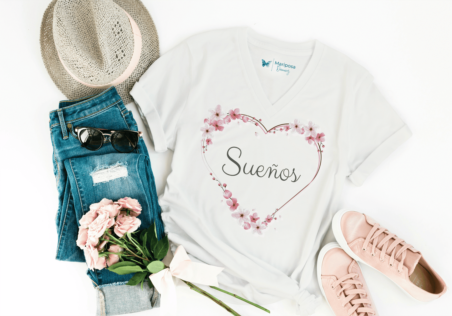 Sueños Heart T-shirt, Women