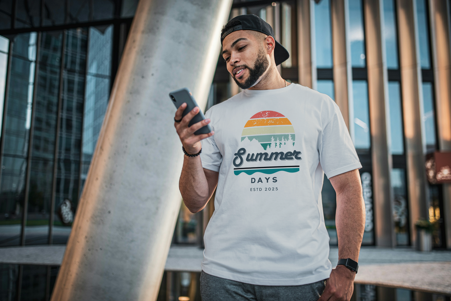 Summer Days T-shirt, Unisex