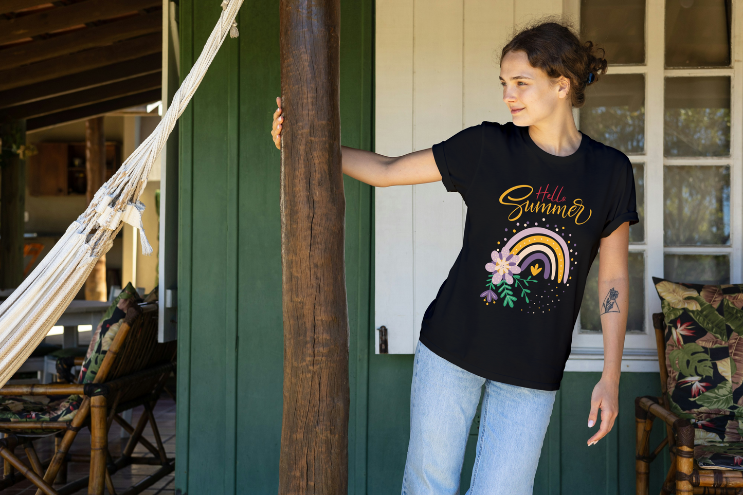 Summer Rainbow T-shirt, Women
