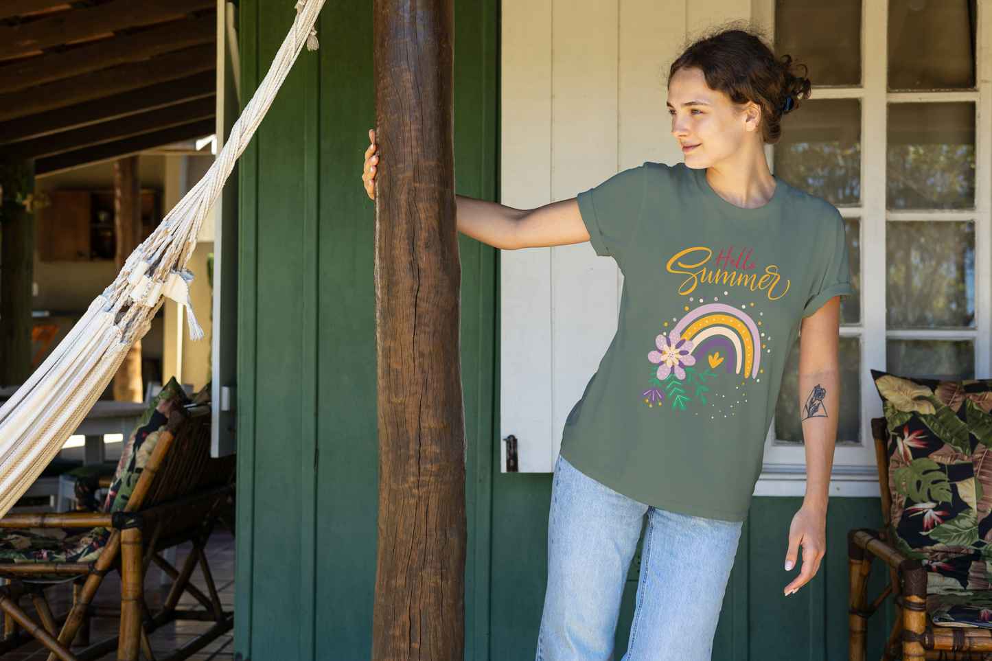 Summer Rainbow T-shirt, Women