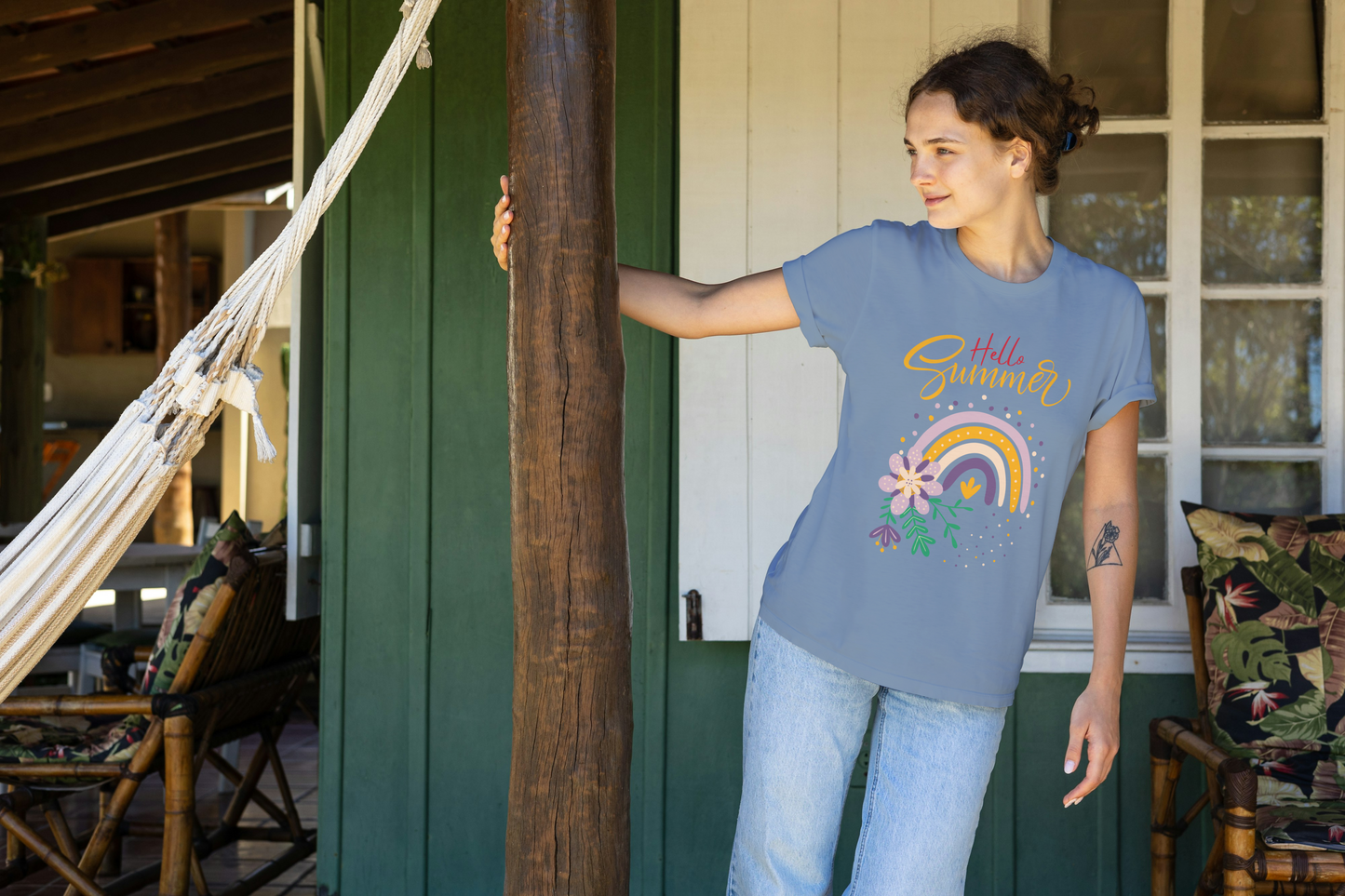 Summer Rainbow T-shirt, Women