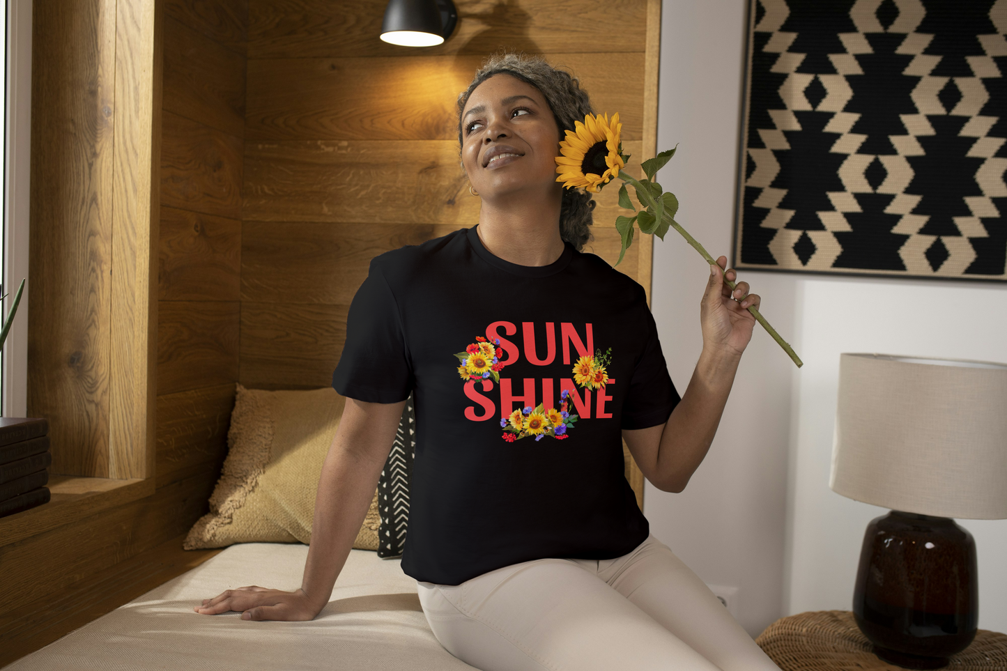 Sunshine Sunflowers T-shirt, Women