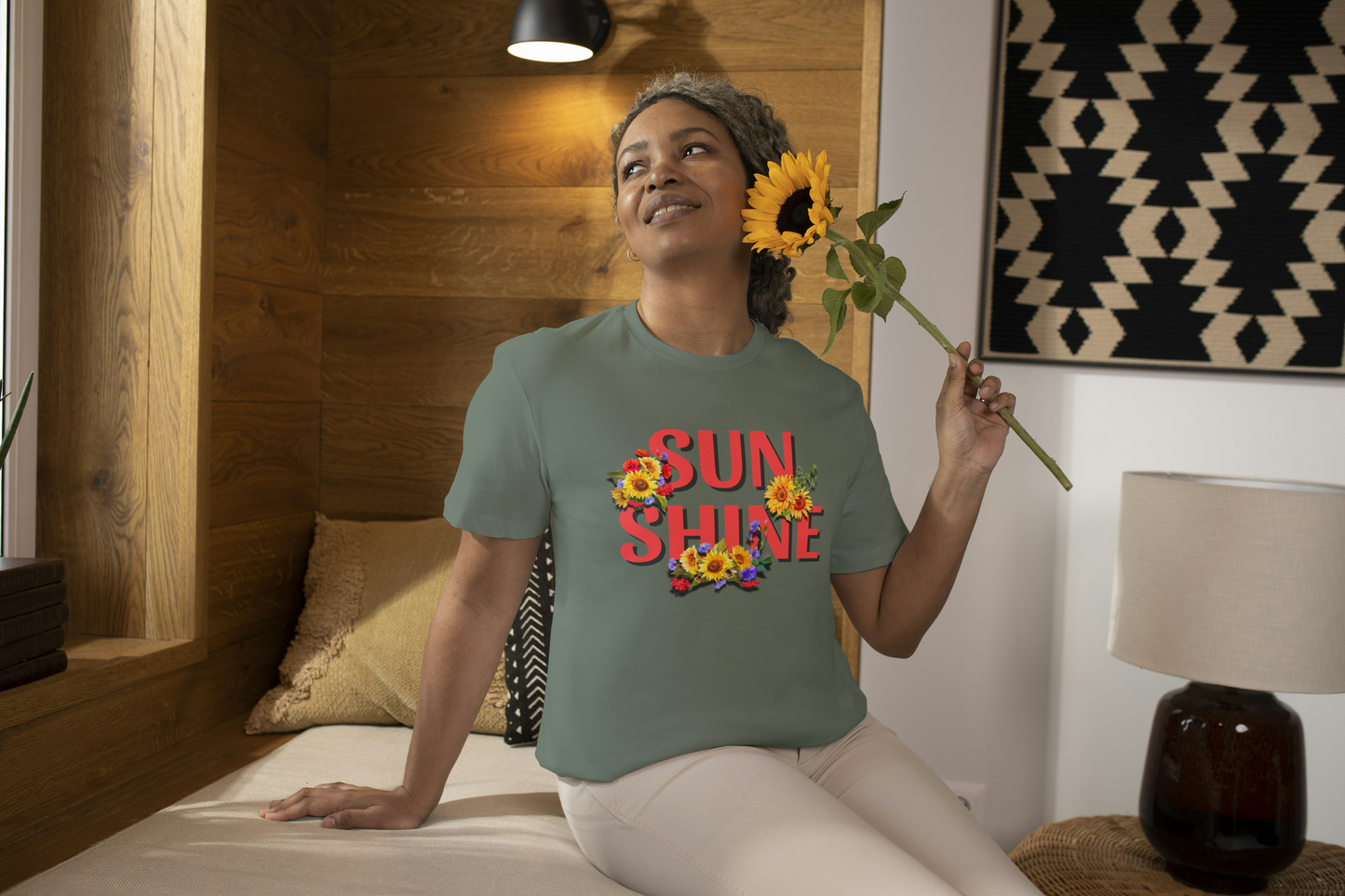 Sunshine Sunflowers T-shirt, Women