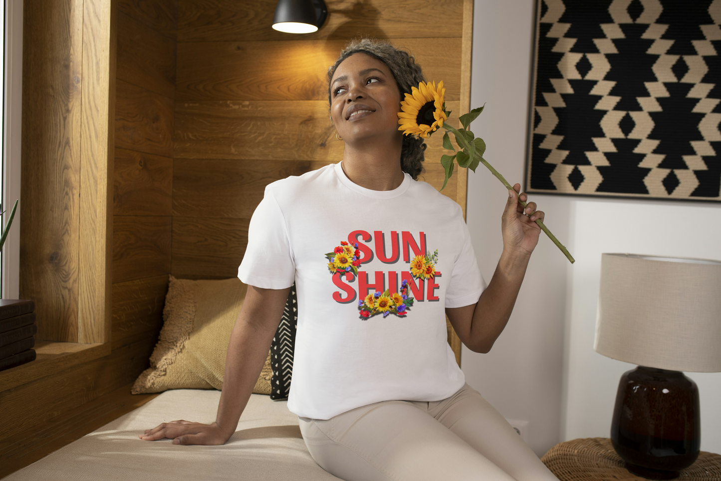Sunshine Sunflowers T-shirt, Women
