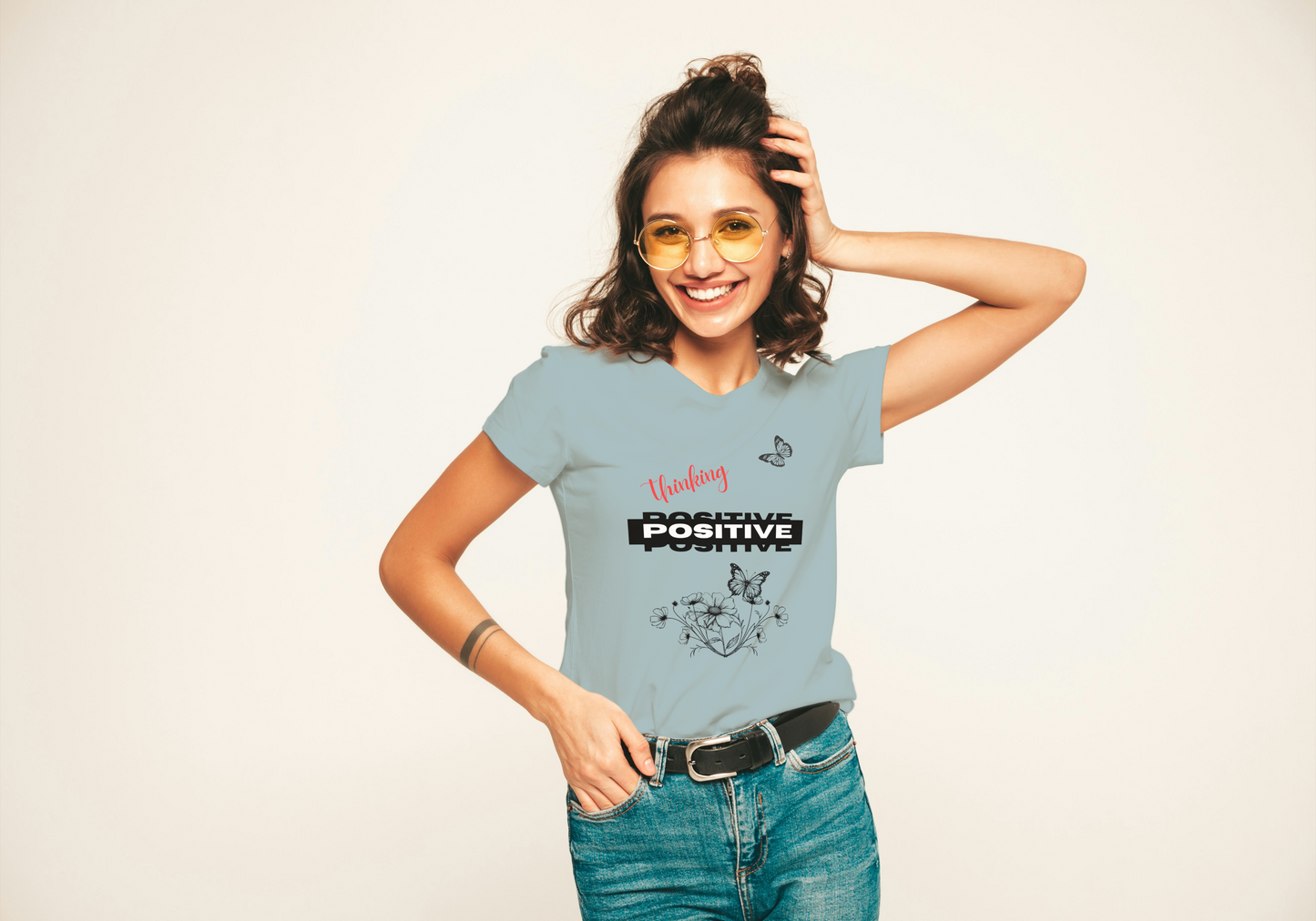 Thinking Positive T-shirt, Unisex