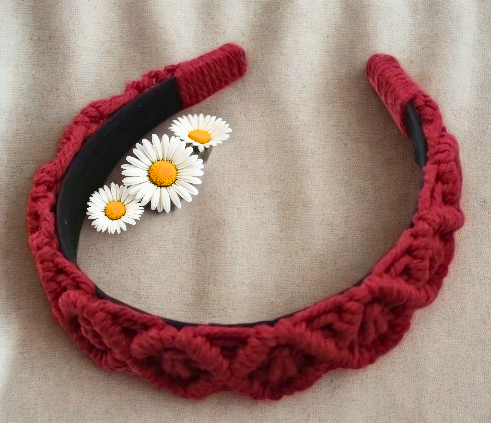 Vintage Cotton Knitted Rope Headband