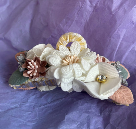 Blossoming Flower Hair Claw