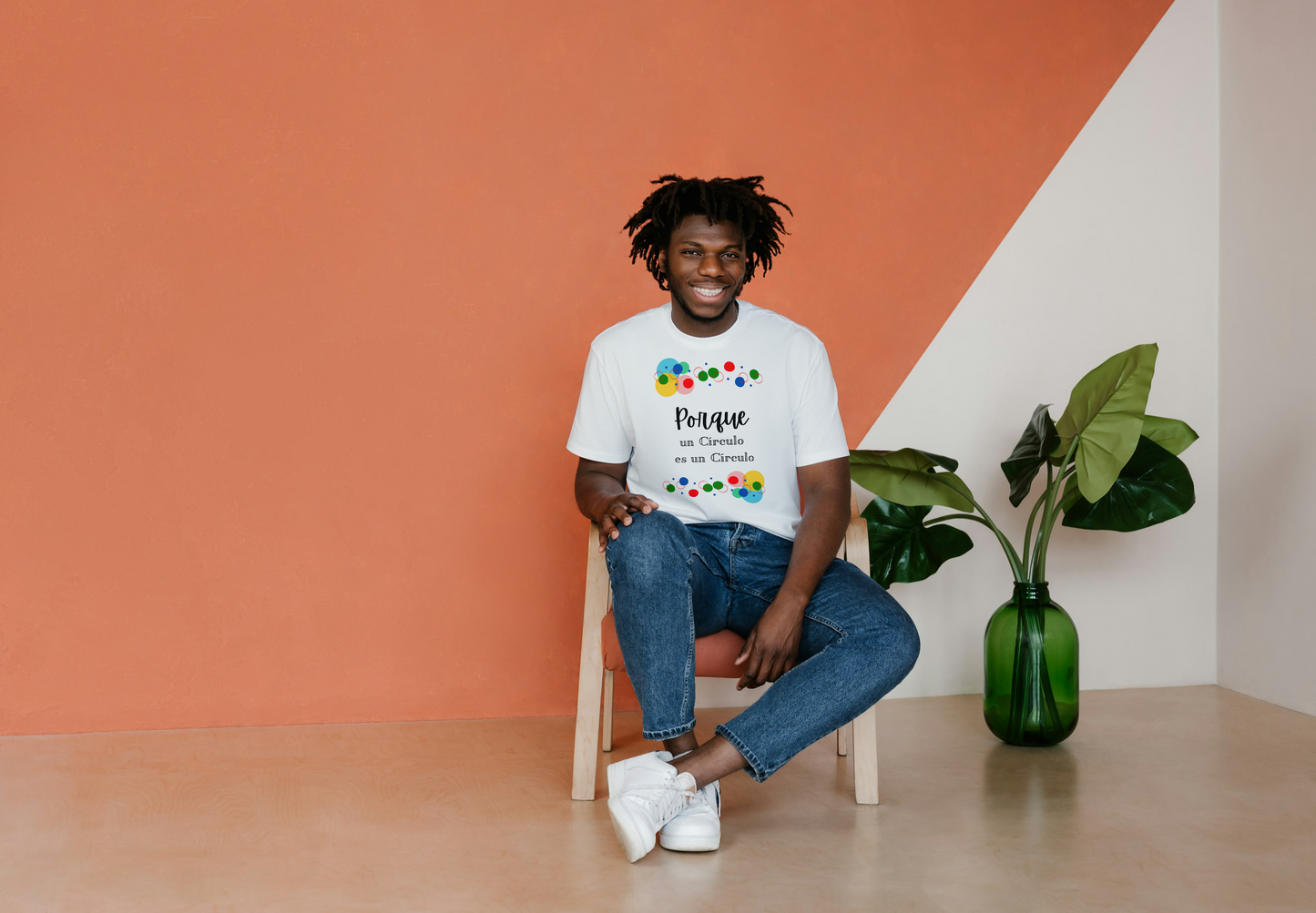Bouncy Circles, un Círculo es un Círculo T-shirt, Unisex
