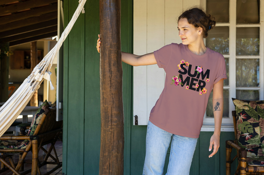 Summer Flowers T-shirt, Women