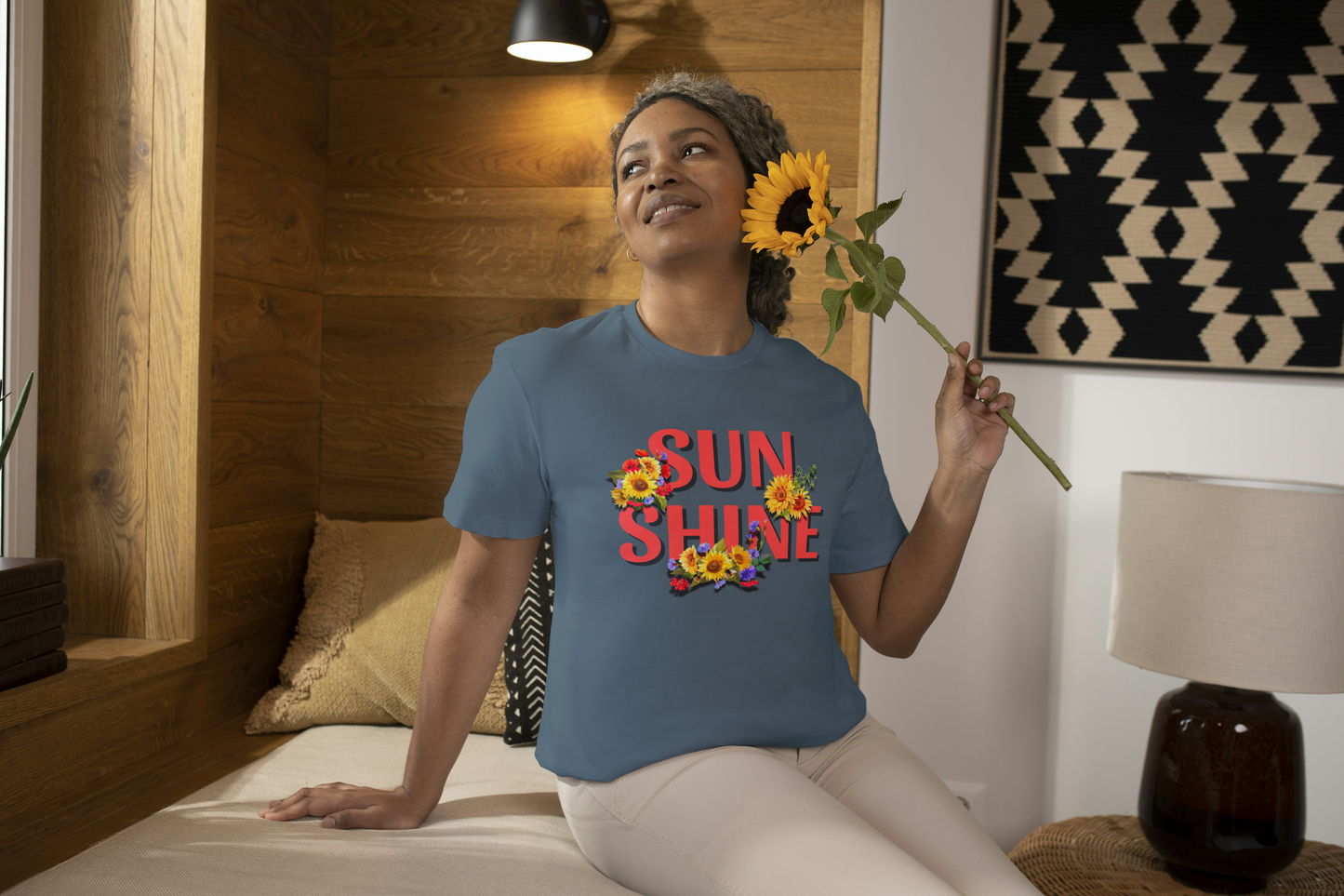 Sunshine Sunflowers T-shirt, Women