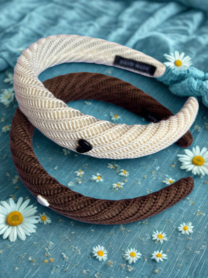 Vintage Headband with Heart Detail