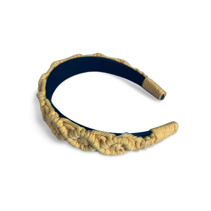 Vintage Cotton Knitted Rope Headband